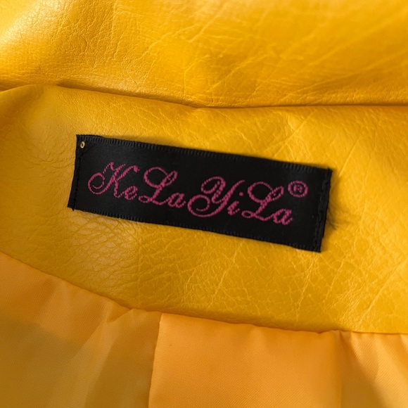 ❌SOLD Kela Yila Faux Leather Jacket - Picture 7 of 8